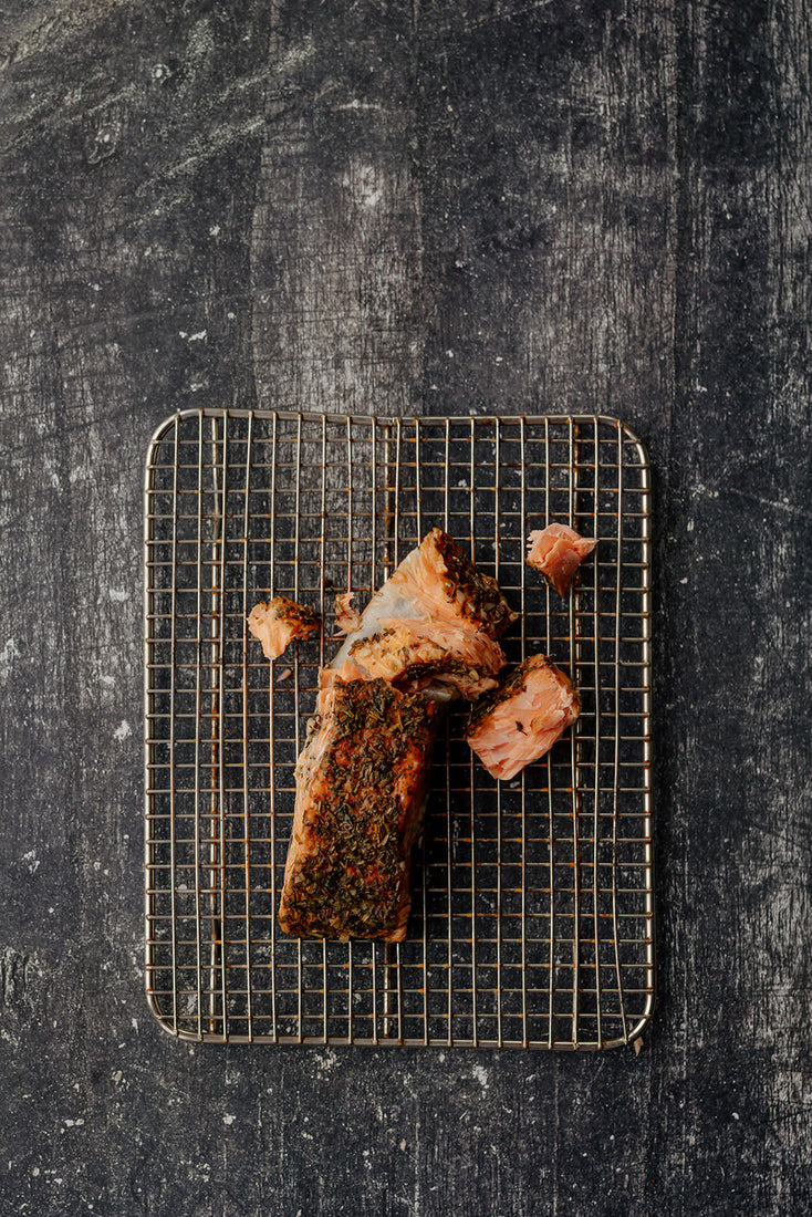 Tuscan seasoned NZ King Salmon fillet