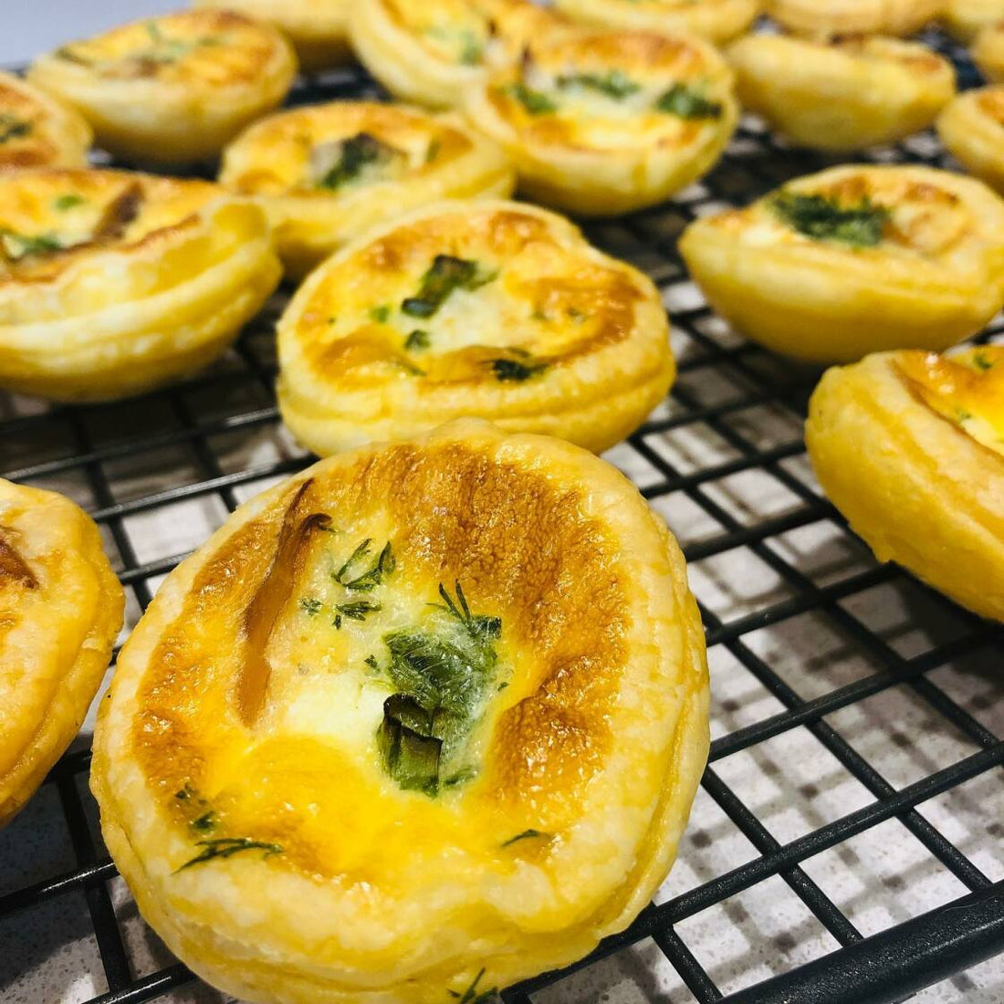 Smoked Barramundi Tartlets