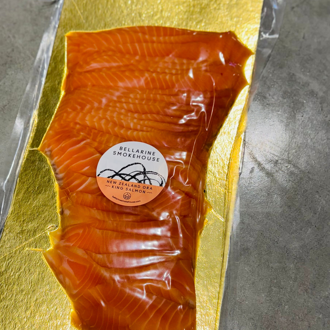 PRE-ORDER Cold smoked NZ King Salmon - 500g hand sliced