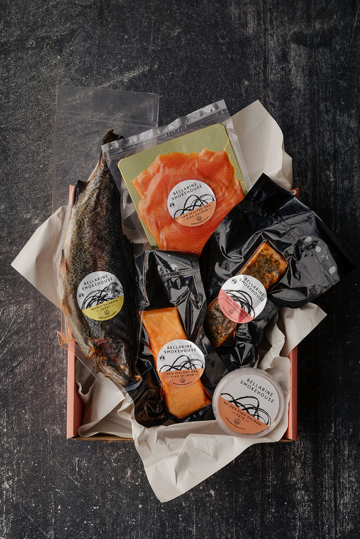 NZ King Salmon Smoked Fish Box