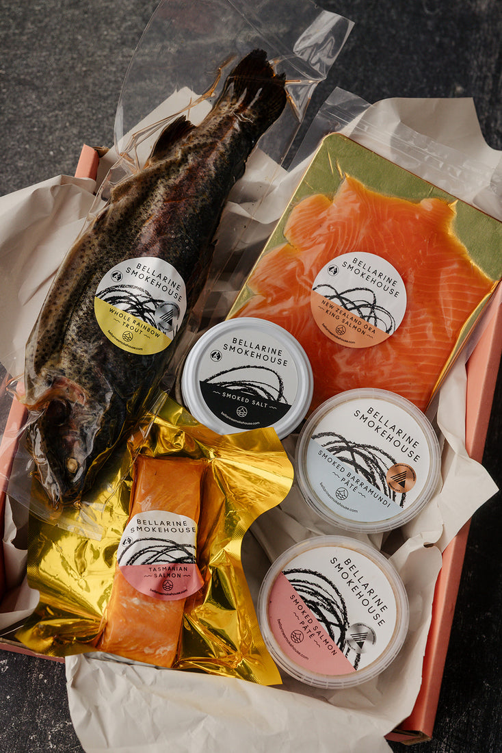 barramundi fish box Bellarine Smokehouse Smoked Fish Box