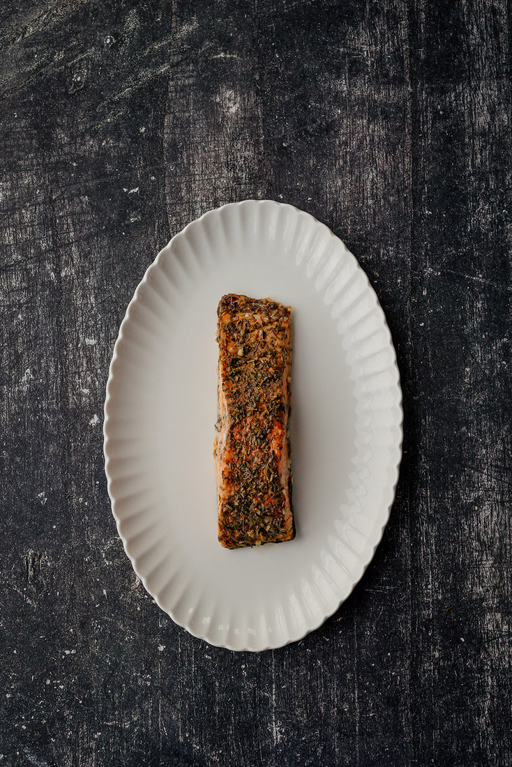 Tuscan seasoned NZ King Salmon fillet